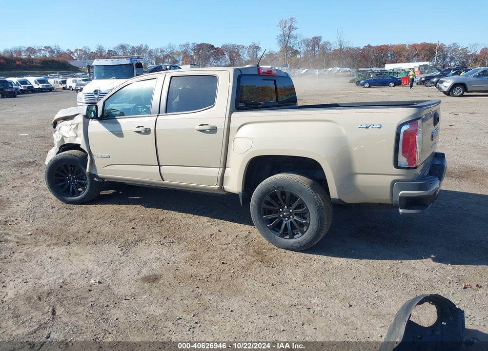 2021 GMC CANYON 4WD SHORT BOX ELEVATION VIN: 1GTG6CEN2M1144510