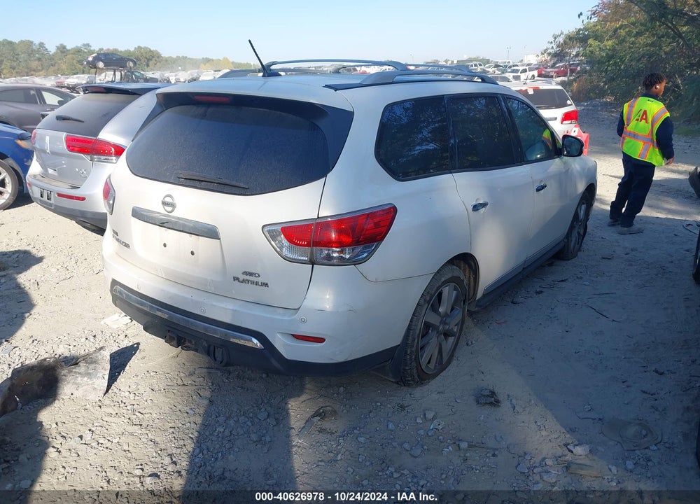 2013 NISSAN PATHFINDER PLATINUM VIN: 5N1AR2MM0DC688858