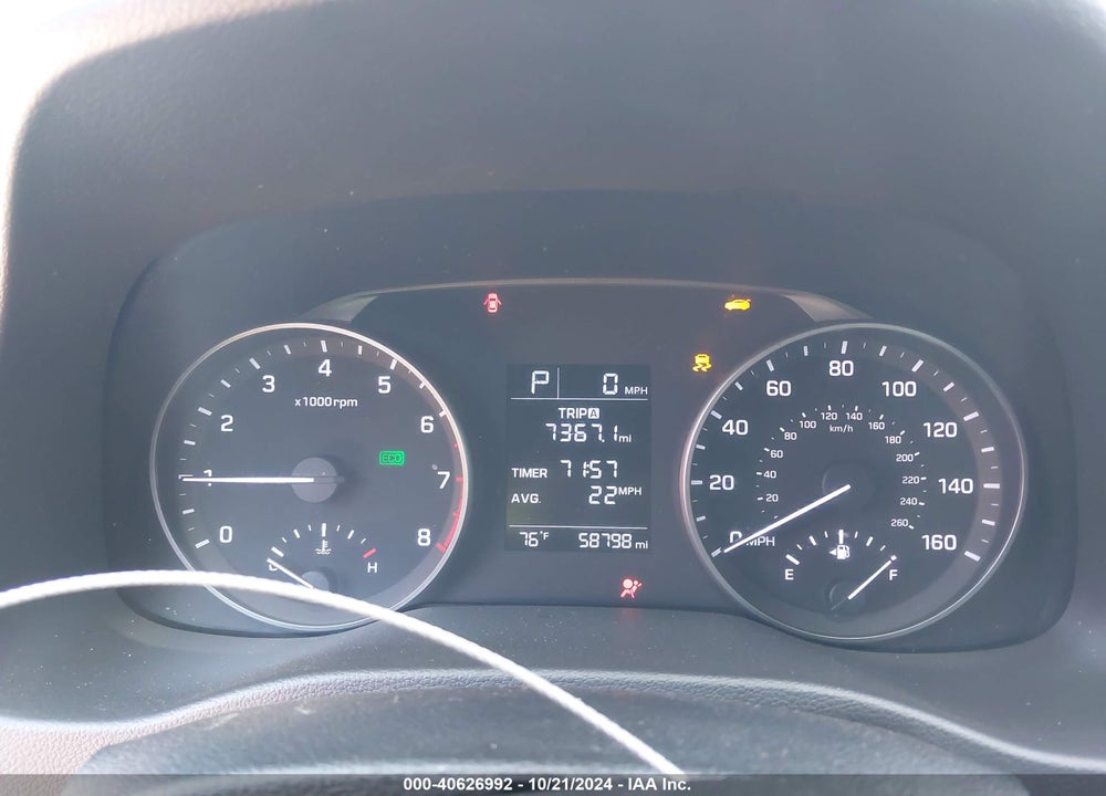 2017 HYUNDAI ELANTRA VIN: KMHD74LFXHU353110