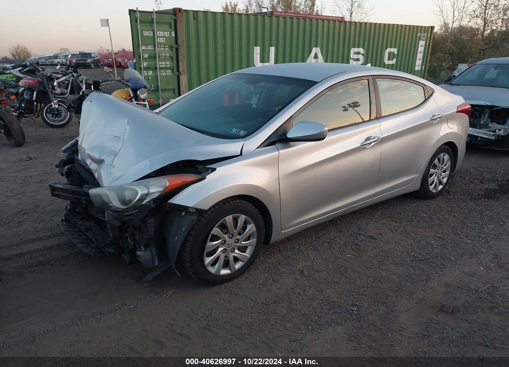 2013 HYUNDAI ELANTRA GLS VIN: KMHDH4AE5DU600325