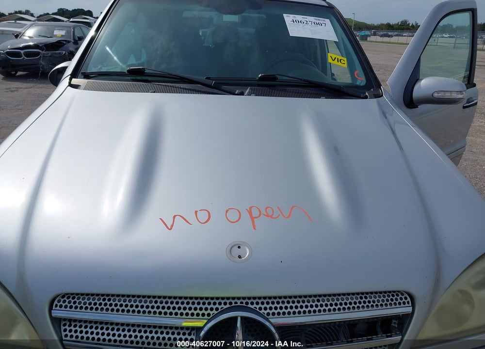 2005 MERCEDES-BENZ ML 350 4MATIC VIN: 4JGAB57E05A523352