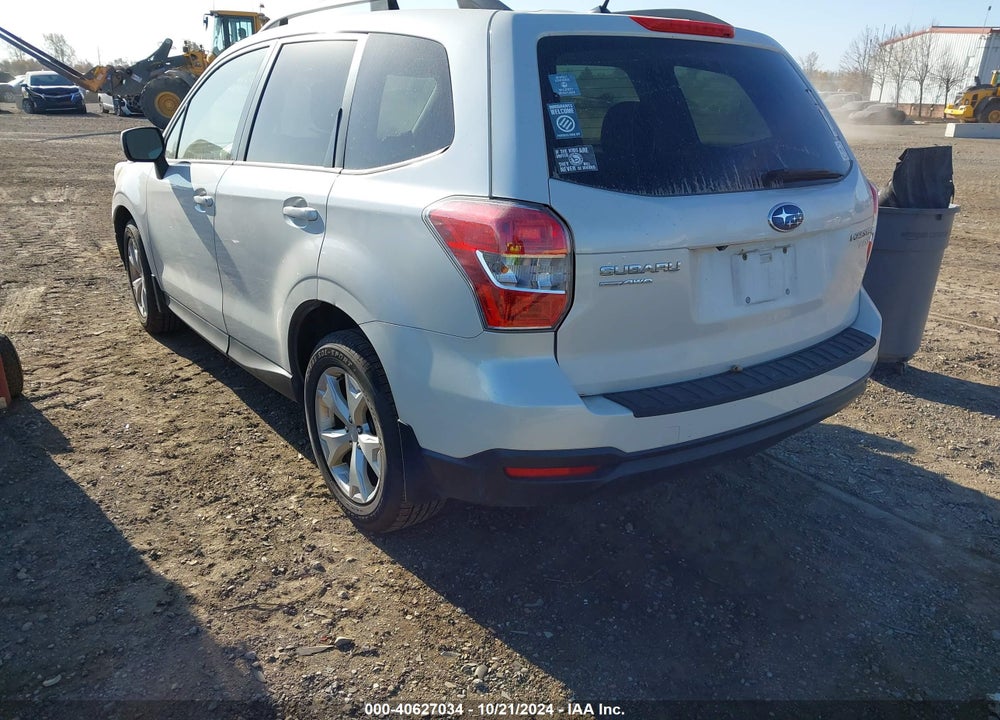 2015 SUBARU FORESTER 2.5I PREMIUM VIN: JF2SJADCXFH414625