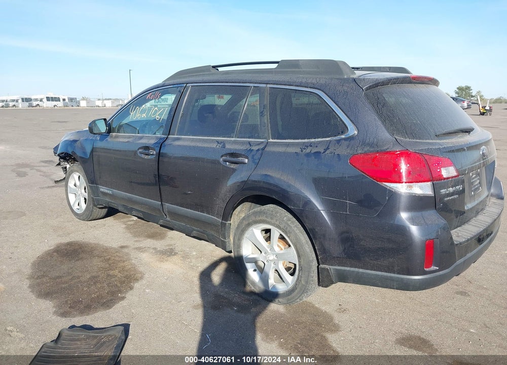 2013 SUBARU OUTBACK 2.5I PREMIUM VIN: 4S4BRCCC8D3311987