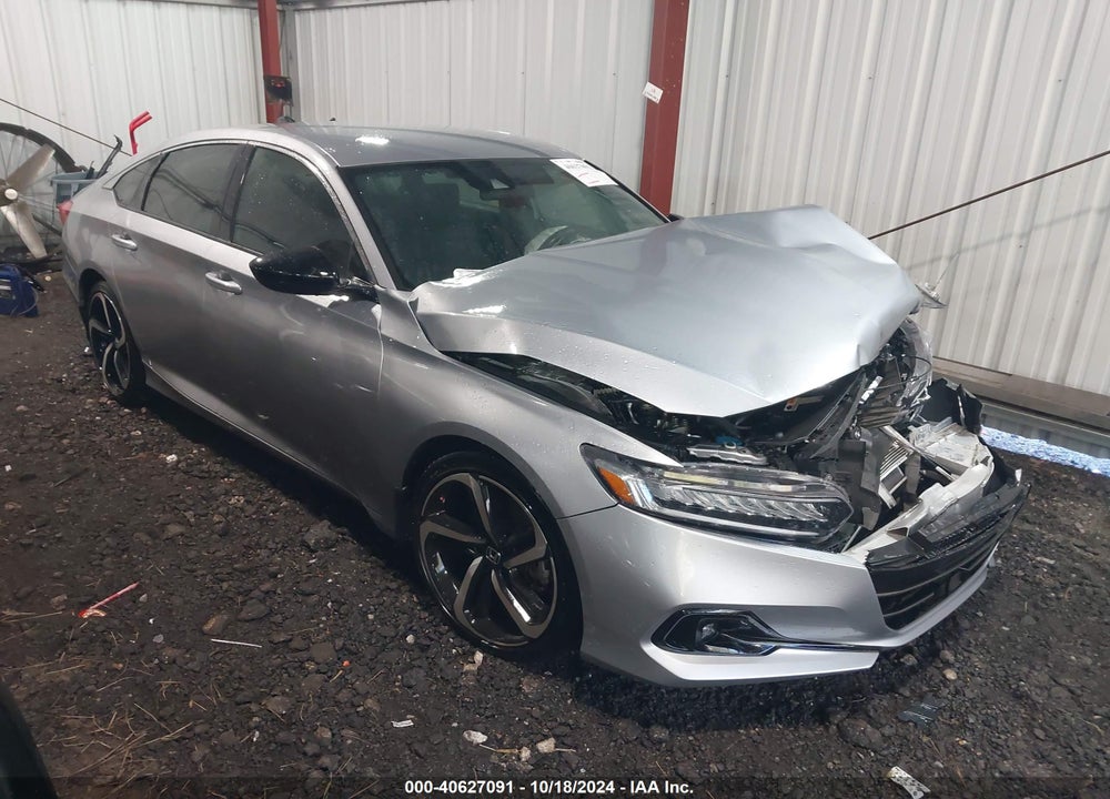 2021 HONDA ACCORD SPORT VIN: 1HGCV1F3XMA007805