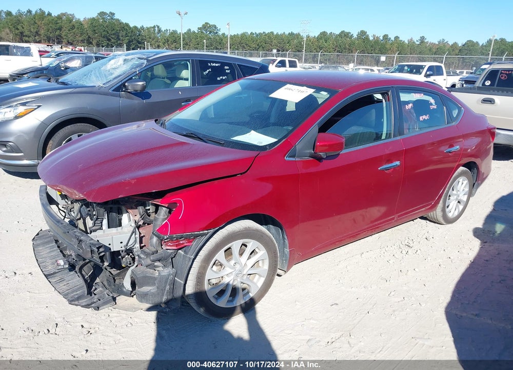 2018 NISSAN SENTRA SV VIN: 3N1AB7AP4JY341088