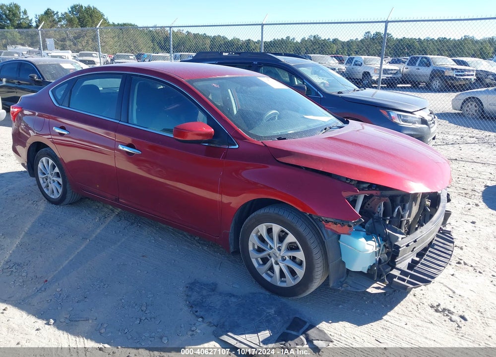 2018 NISSAN SENTRA SV VIN: 3N1AB7AP4JY341088