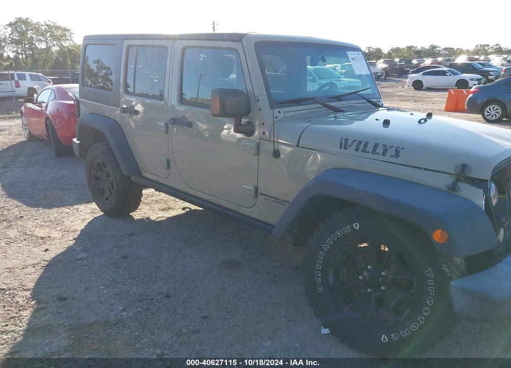 2017 JEEP WRANGLER UNLIMITED WILLY WHEELER 4X4 VIN: 1C4BJWDG1HL616901