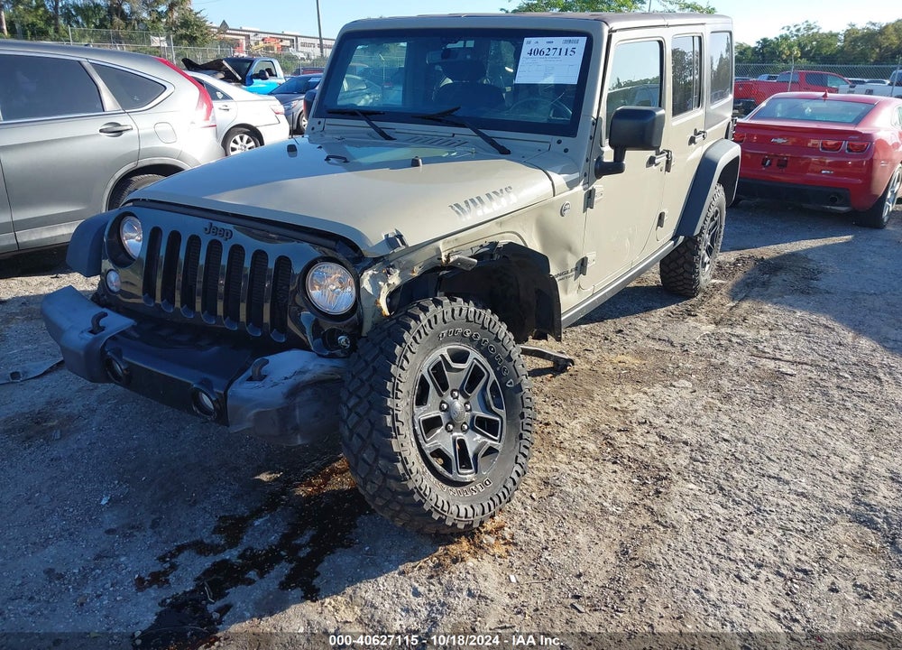 2017 JEEP WRANGLER UNLIMITED WILLY WHEELER 4X4 VIN: 1C4BJWDG1HL616901