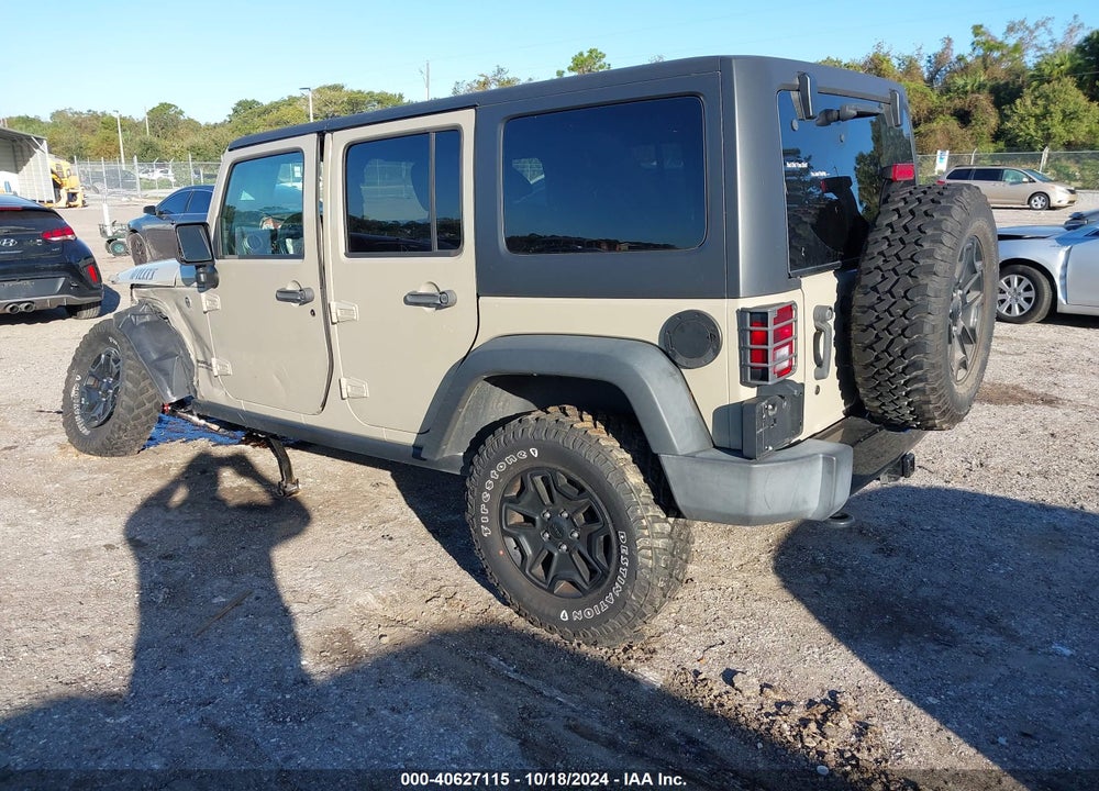 2017 JEEP WRANGLER UNLIMITED WILLY WHEELER 4X4 VIN: 1C4BJWDG1HL616901