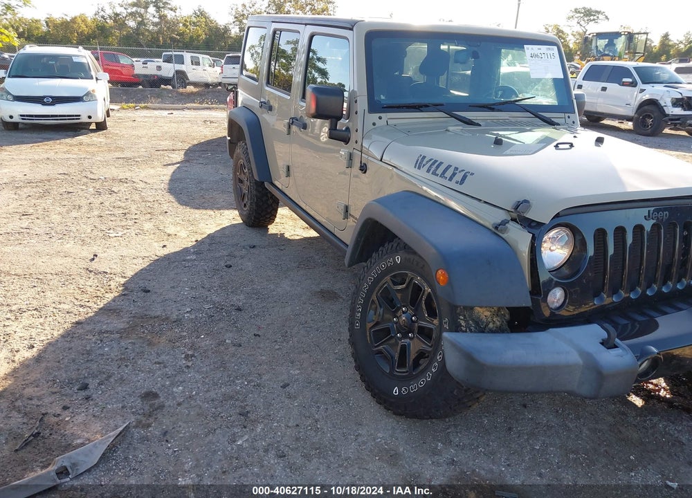 2017 JEEP WRANGLER UNLIMITED WILLY WHEELER 4X4 VIN: 1C4BJWDG1HL616901