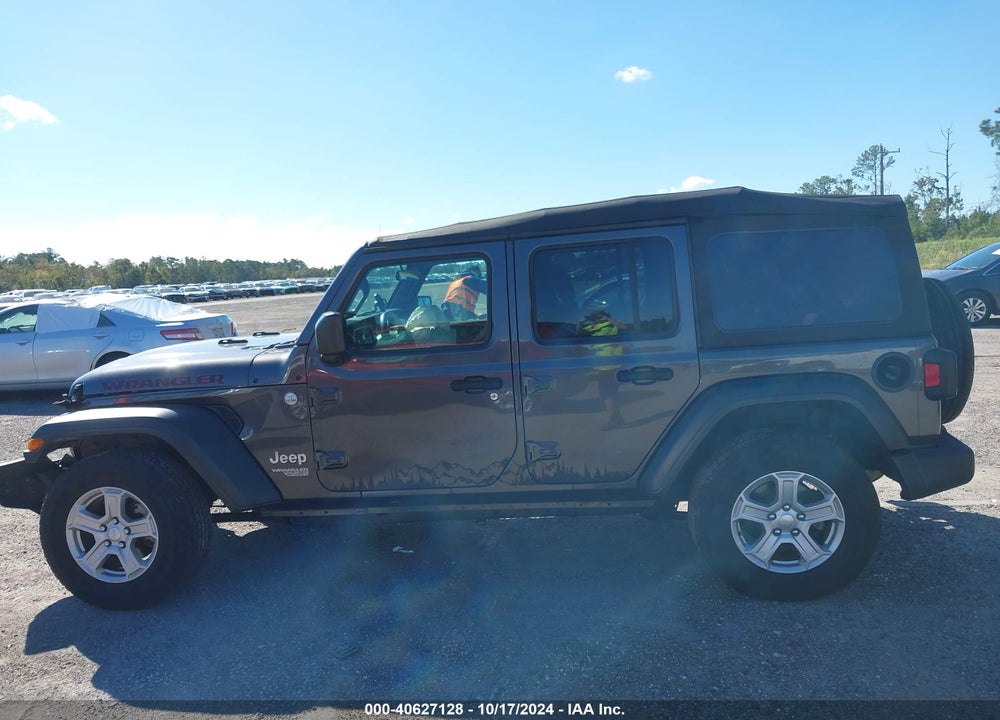 2019 JEEP WRANGLER UNLIMITED SPORT S 4X4 VIN: 1C4HJXDN8KW591936