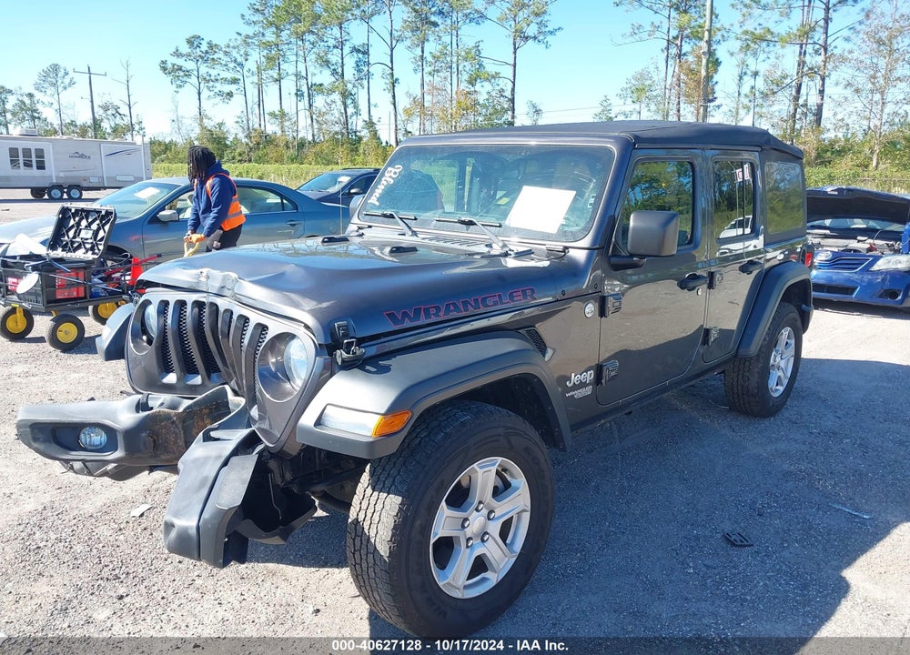 2019 JEEP WRANGLER UNLIMITED SPORT S 4X4 VIN: 1C4HJXDN8KW591936
