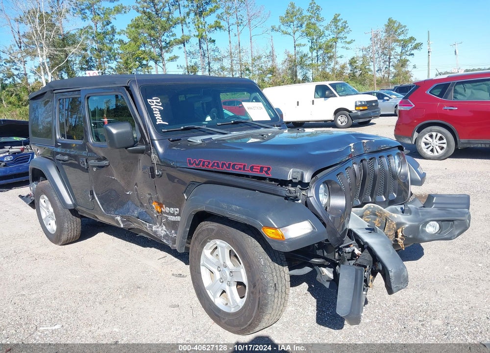 2019 JEEP WRANGLER UNLIMITED SPORT S 4X4 VIN: 1C4HJXDN8KW591936