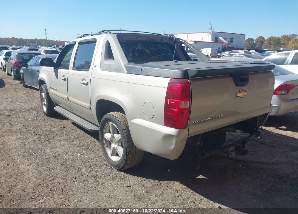 2007 CHEVROLET AVALANCHE 1500 LT VIN: 3GNEC12J57G298289