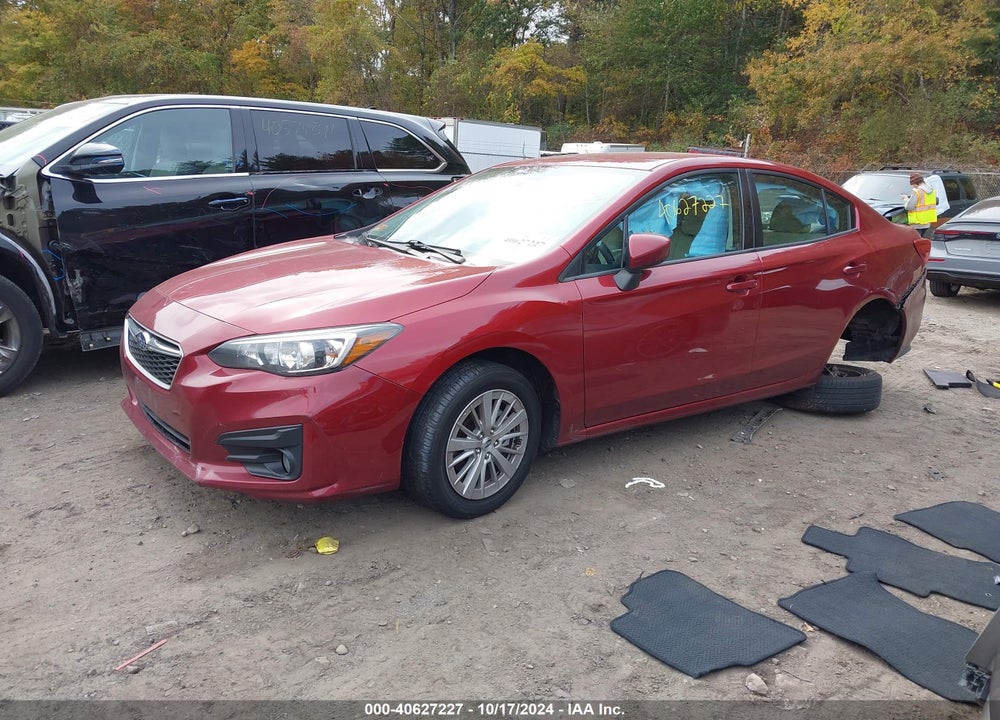 2017 SUBARU IMPREZA 2.0I PREMIUM VIN: 4S3GKAD63H3610840