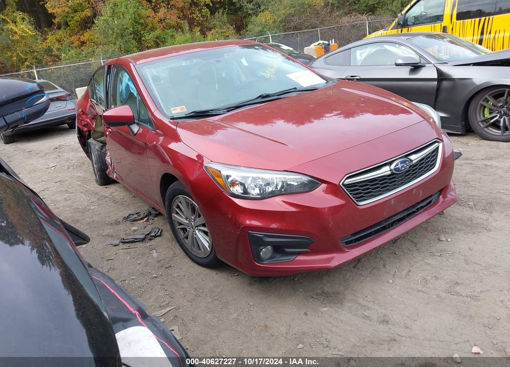 2017 SUBARU IMPREZA 2.0I PREMIUM VIN: 4S3GKAD63H3610840