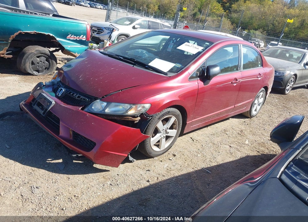 2009 HONDA CIVIC LX-S VIN: 2HGFA16619H355312
