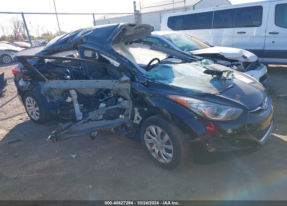 2013 HYUNDAI ELANTRA GLS VIN: 5NPDH4AEXDH199613