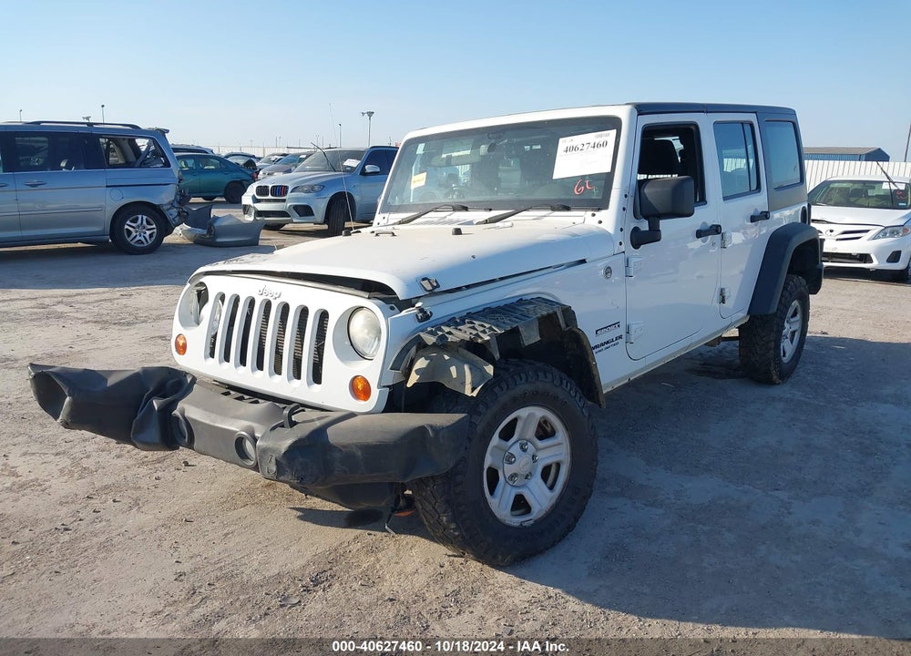 2013 JEEP WRANGLER UNLIMITED SPORT RHD VIN: 1C4BJWKG3DL630411