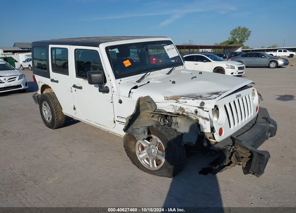 2013 JEEP WRANGLER UNLIMITED SPORT RHD VIN: 1C4BJWKG3DL630411