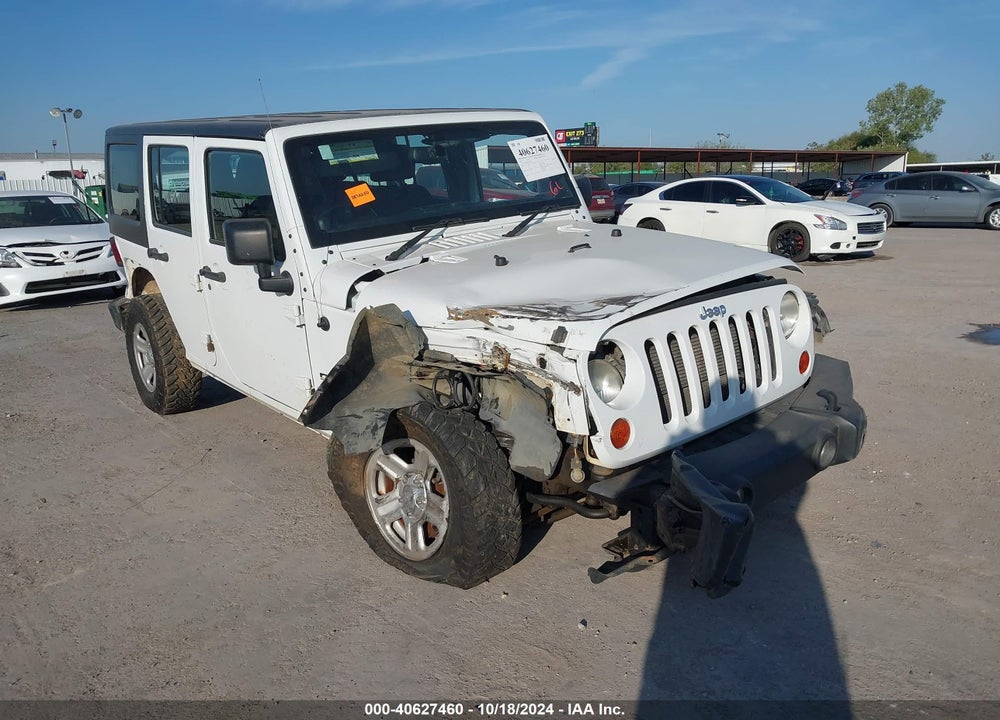 2013 JEEP WRANGLER UNLIMITED SPORT RHD VIN: 1C4BJWKG3DL630411