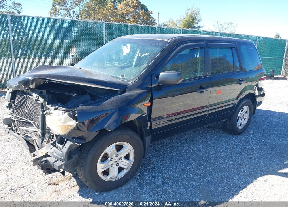 2007 HONDA PILOT LX VIN: 2HKYF18157H507106