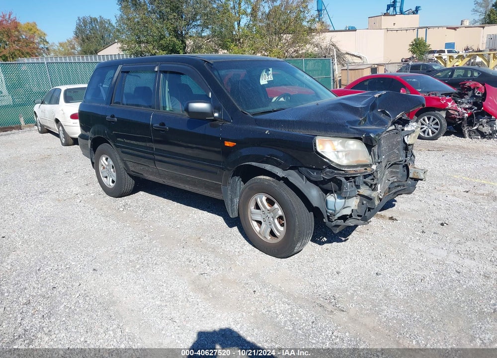 2007 HONDA PILOT LX VIN: 2HKYF18157H507106