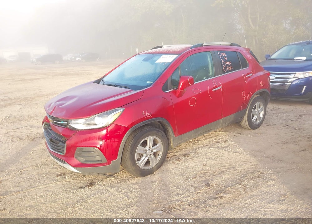 2019 CHEVROLET TRAX LT VIN: 3GNCJLSB7KL130381