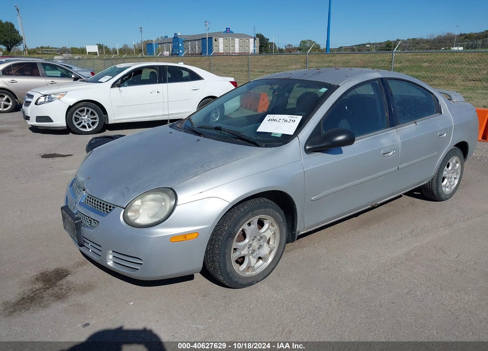 2003 DODGE NEON VIN: 1B3ES56C43D215636