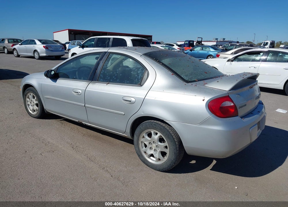 2003 DODGE NEON VIN: 1B3ES56C43D215636