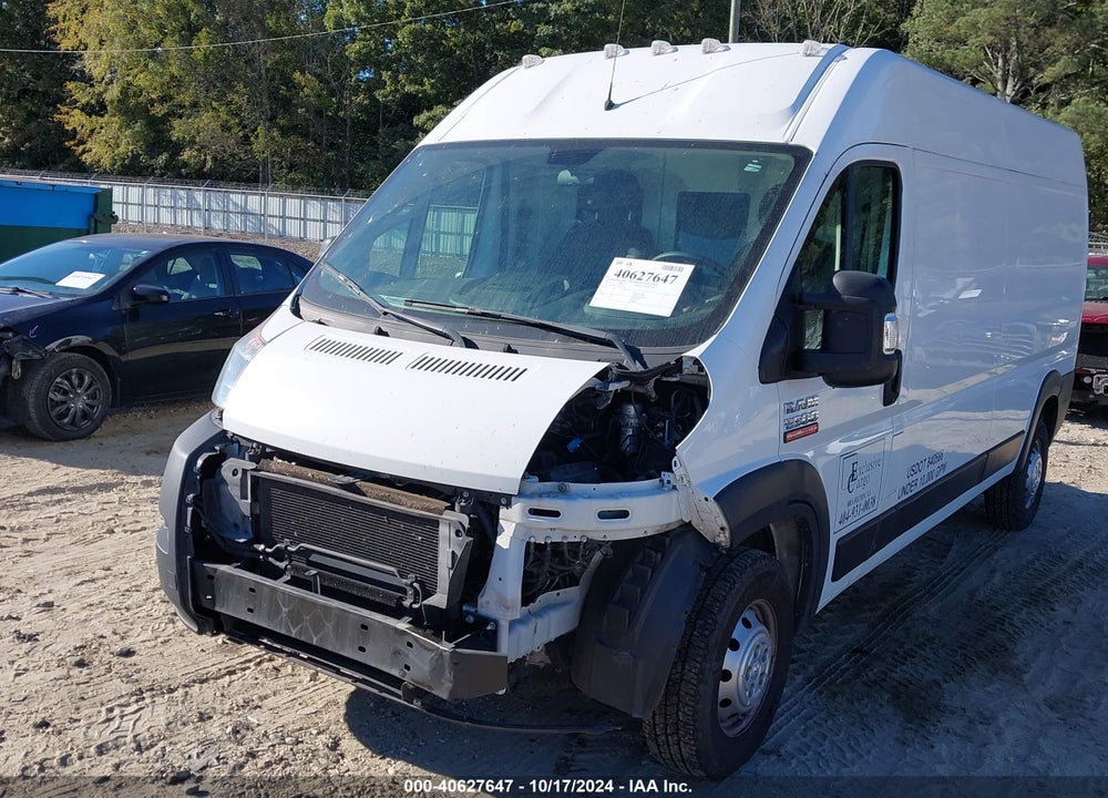 2021 RAM PROMASTER 2500 HIGH ROOF 159 WB VIN: 3C6LRVDG1ME508490