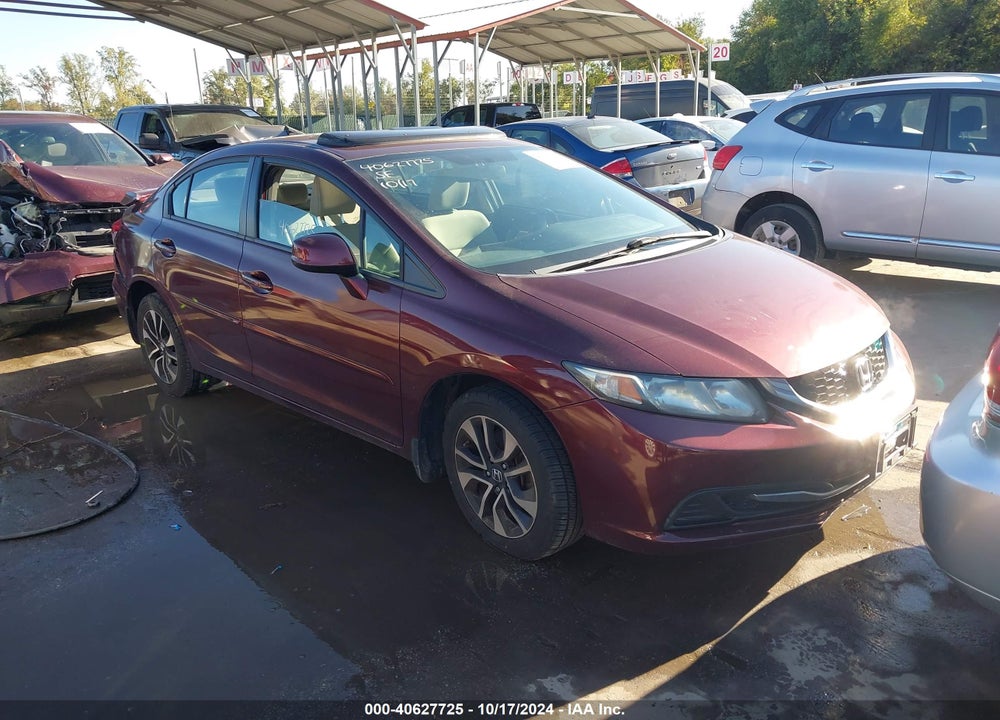 2013 HONDA CIVIC EX VIN: 19XFB2F82DE285830