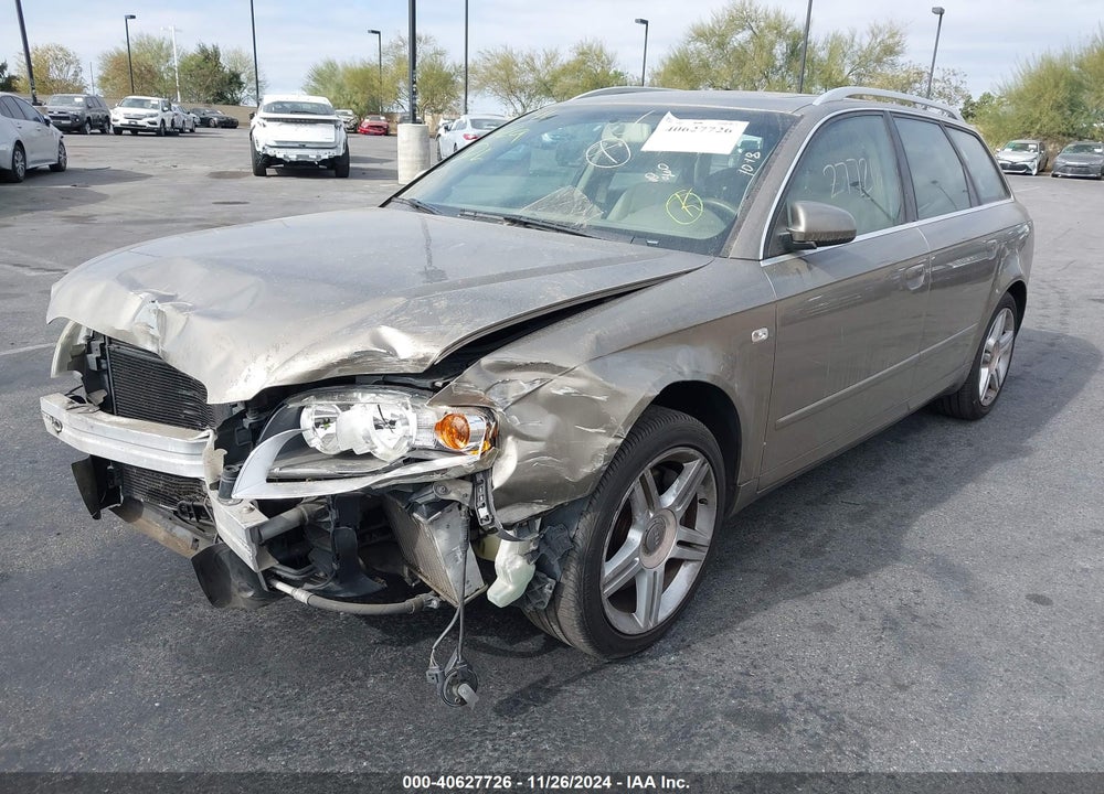 2007 AUDI A4 2.0T AVANT VIN: WAUKF78E87A209018