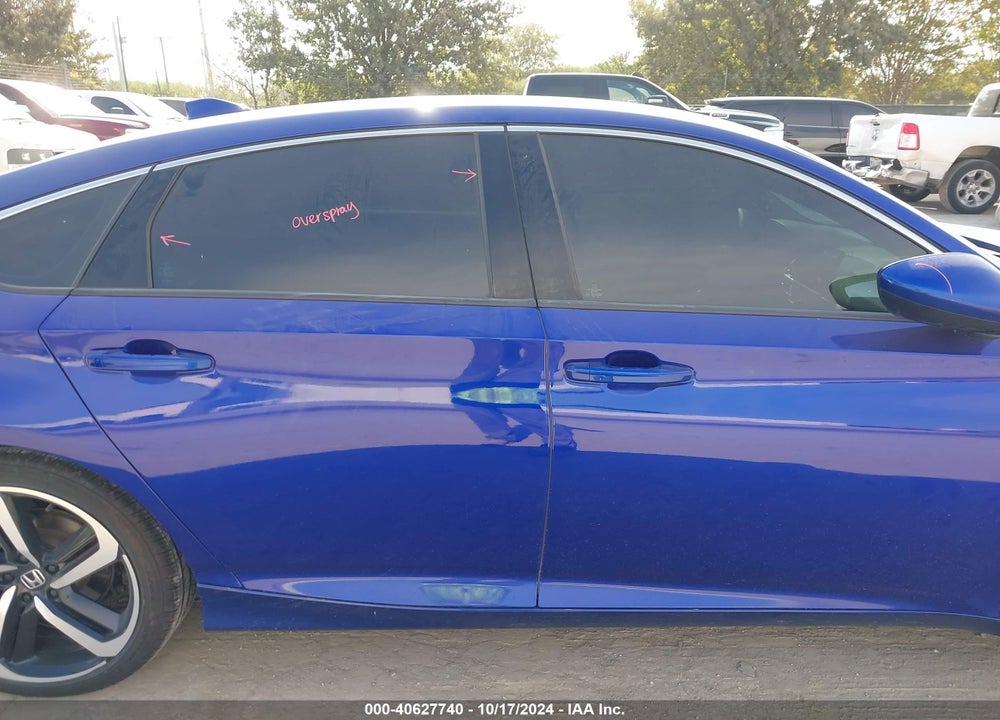 2018 HONDA ACCORD SPORT VIN: 1HGCV1F3XJA039388