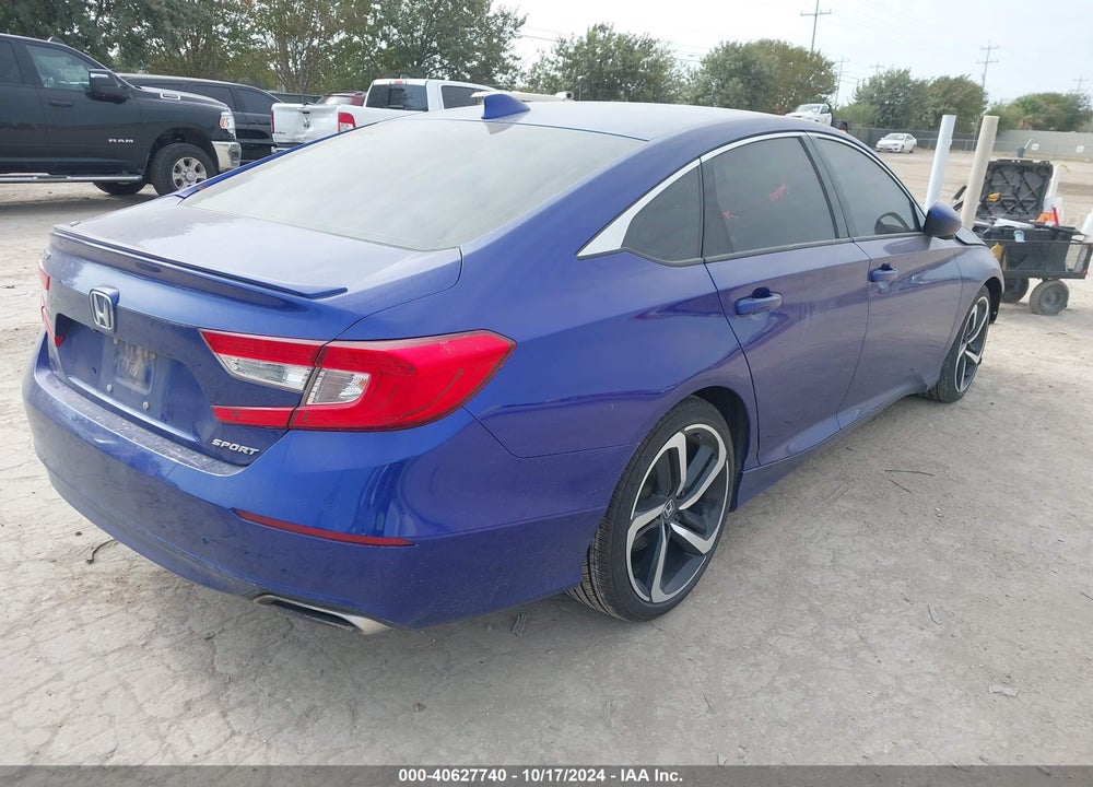 2018 HONDA ACCORD SPORT VIN: 1HGCV1F3XJA039388