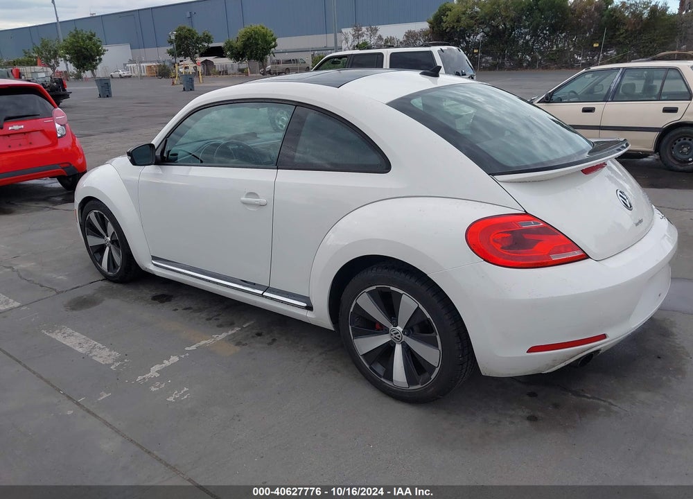 2012 VOLKSWAGEN BEETLE 2.0T TURBO VIN: 3VWVA7AT7CM654254