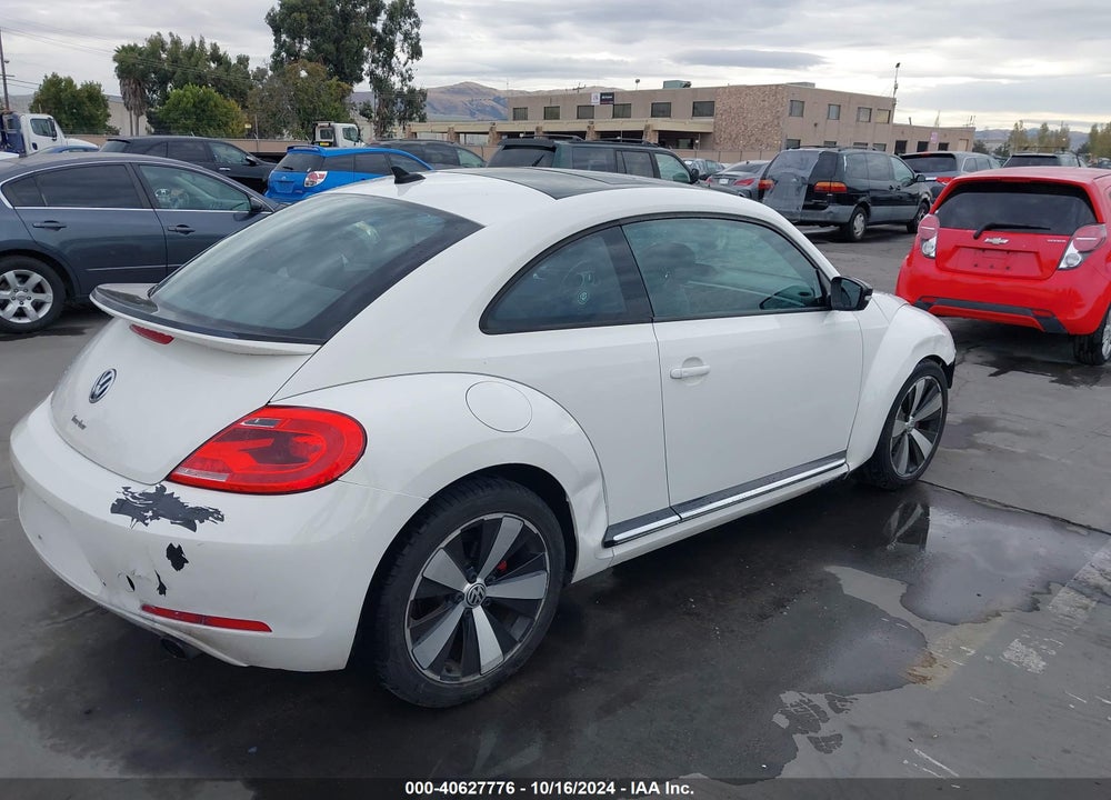 2012 VOLKSWAGEN BEETLE 2.0T TURBO VIN: 3VWVA7AT7CM654254