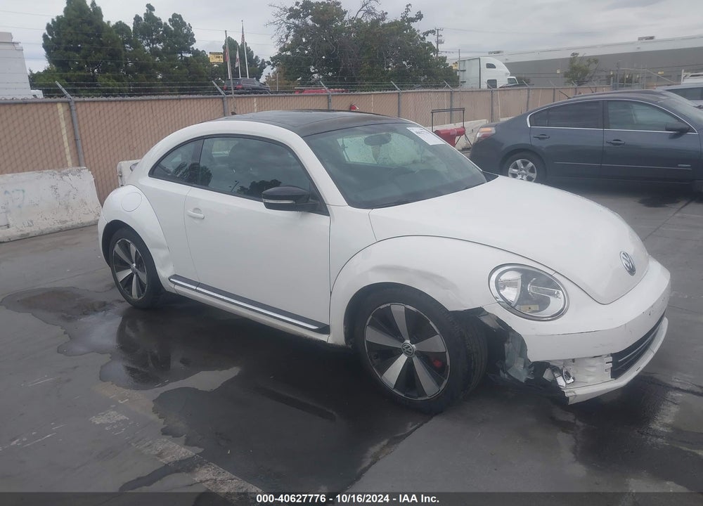 2012 VOLKSWAGEN BEETLE 2.0T TURBO VIN: 3VWVA7AT7CM654254