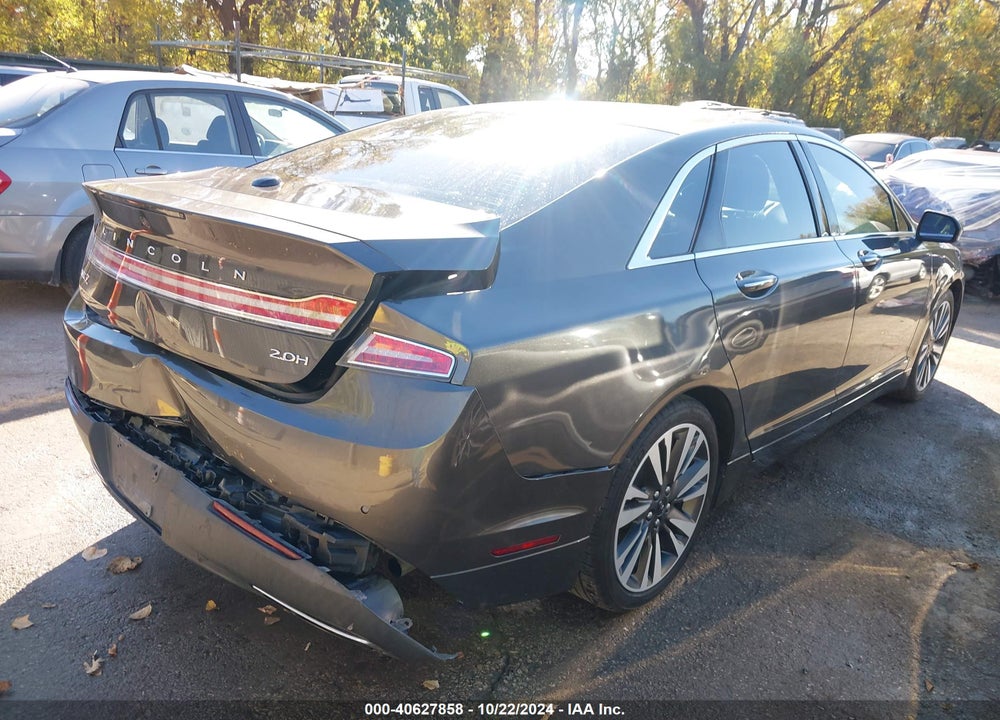 2018 LINCOLN MKZ HYBRID SELECT VIN: 3LN6L5LU4JR625995