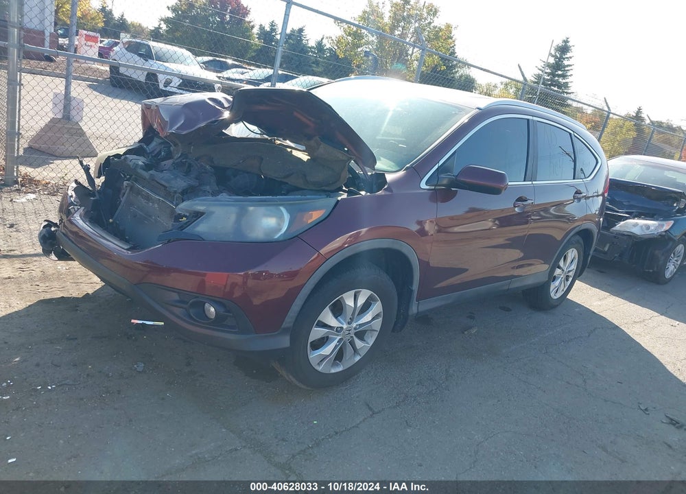 2012 HONDA CR-V EX-L VIN: 5J6RM3H74CL027276