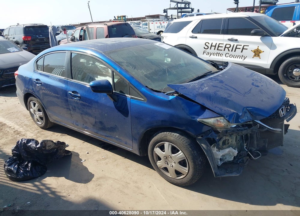 2014 HONDA CIVIC LX VIN: 19XFB2F50EE042489