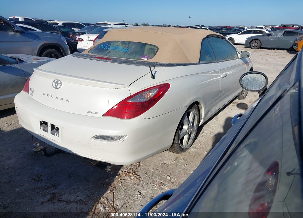 2007 TOYOTA CAMRY SOLARA SLE VIN: 4T1FA38P47U124104