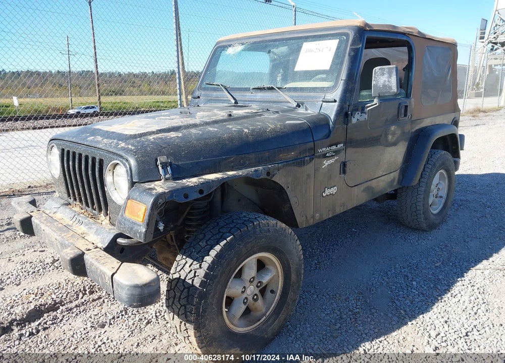 2000 JEEP WRANGLER SPORT VIN: 1J4FA49S1YP703915