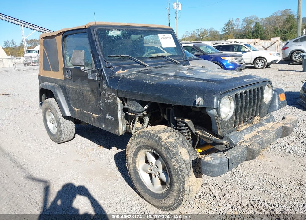 2000 JEEP WRANGLER SPORT VIN: 1J4FA49S1YP703915