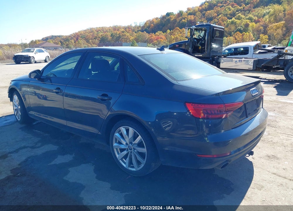 2017 AUDI A4 2.0T PREMIUM VIN: WAUANAF42HN006481