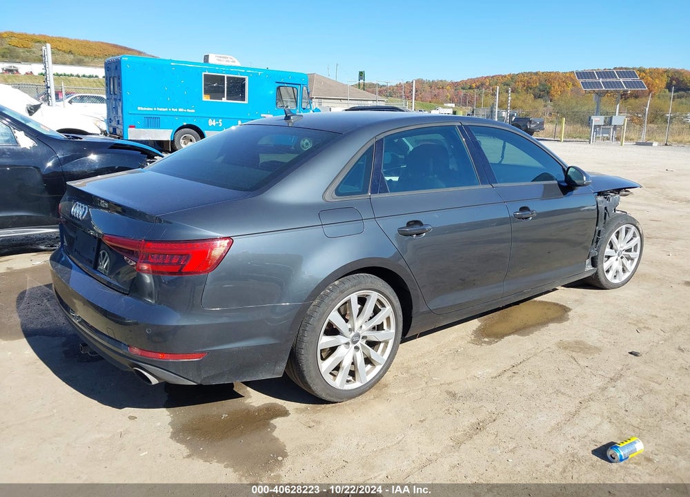 2017 AUDI A4 2.0T PREMIUM VIN: WAUANAF42HN006481