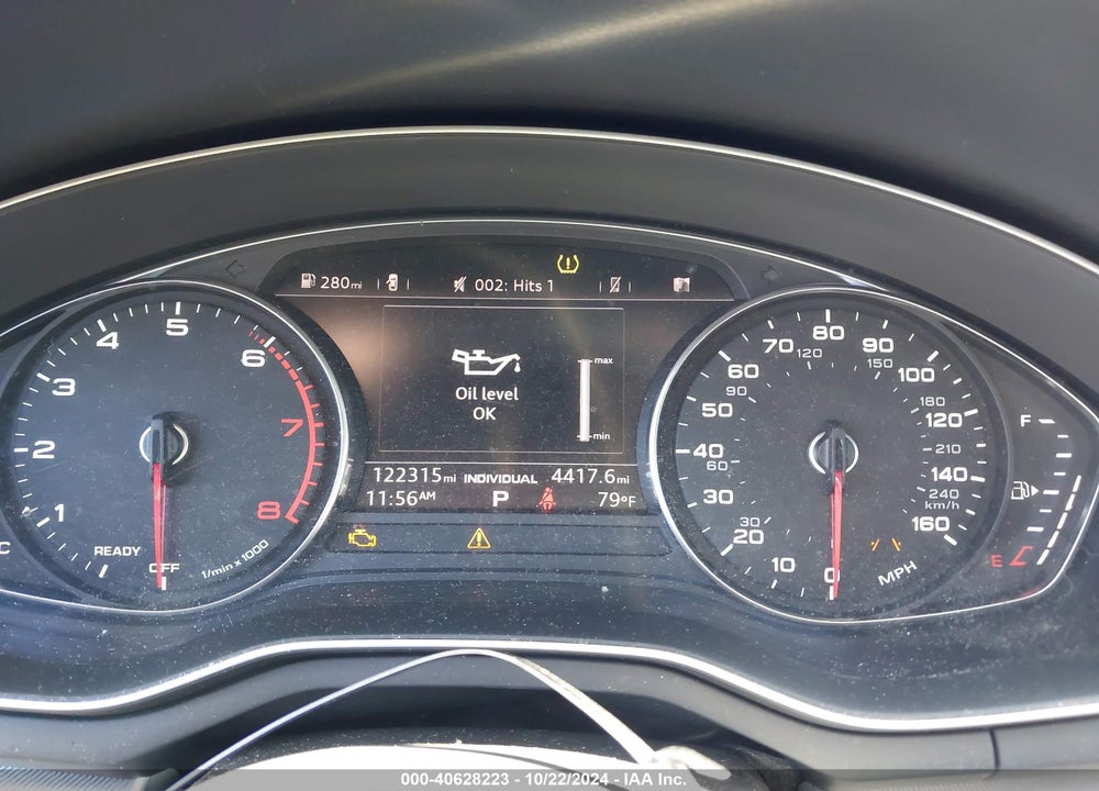2017 AUDI A4 2.0T PREMIUM VIN: WAUANAF42HN006481