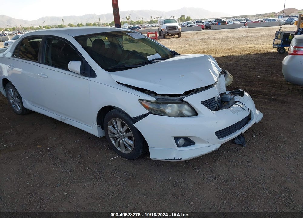 2009 TOYOTA COROLLA S VIN: 2T1BU40E29C184733
