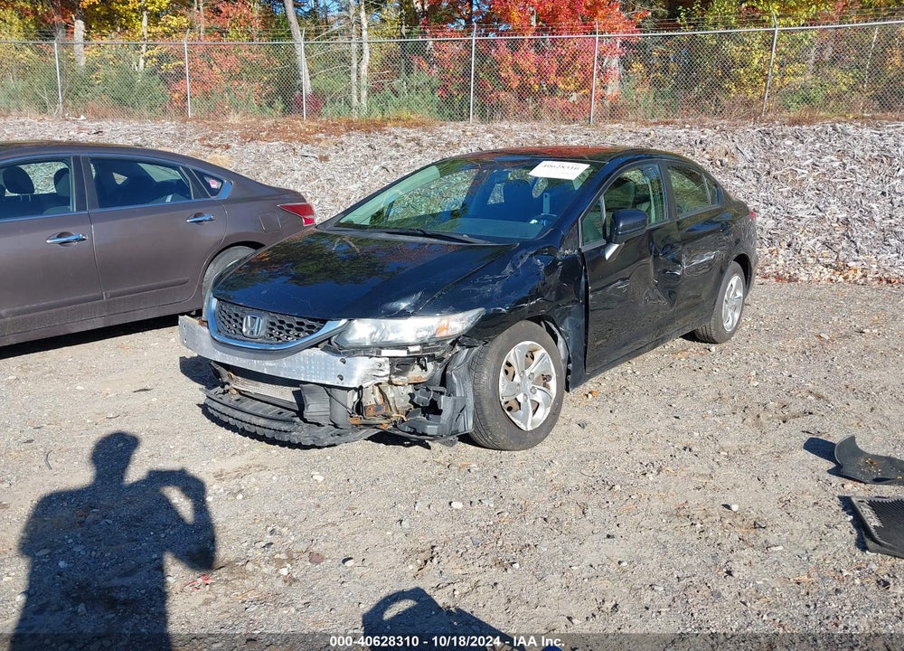 2015 HONDA CIVIC LX VIN: 19XFB2F55FE281733