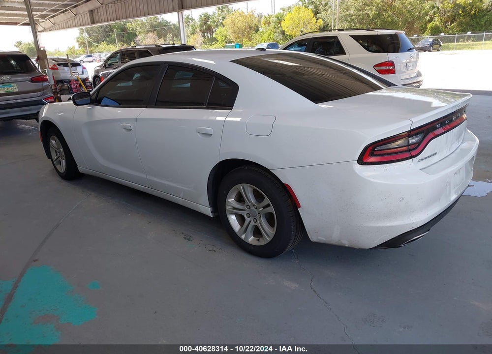 2022 DODGE CHARGER SXT RWD VIN: 2C3CDXBG9NH161085